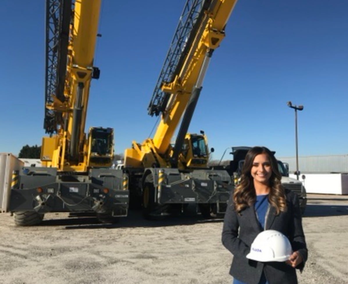Anna Katherine Page, founder of Mav Method, at a job site